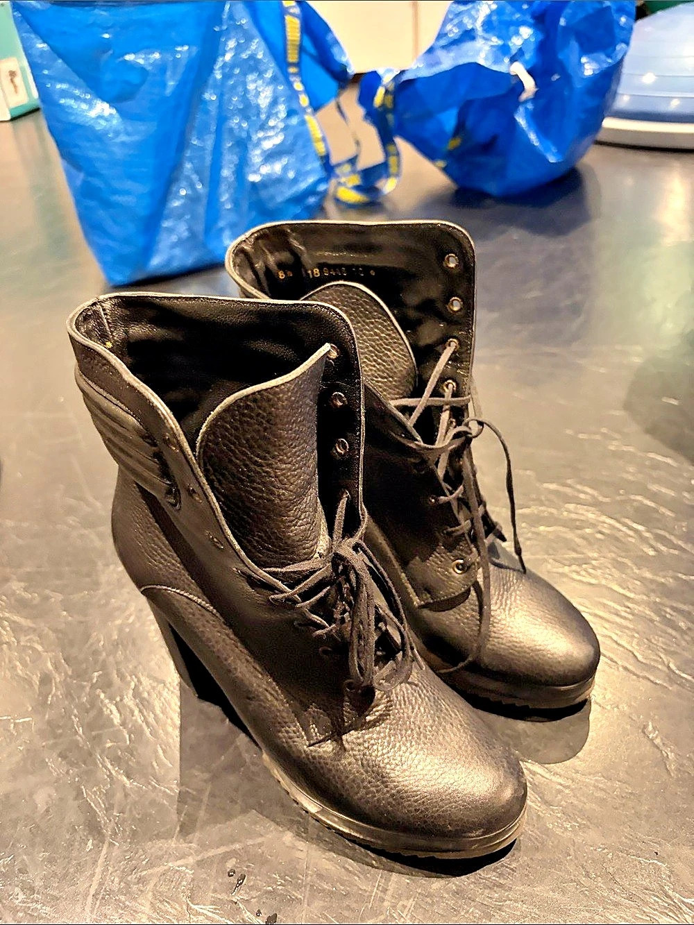 Robert Clergerie Black Heeled Ankle Boots